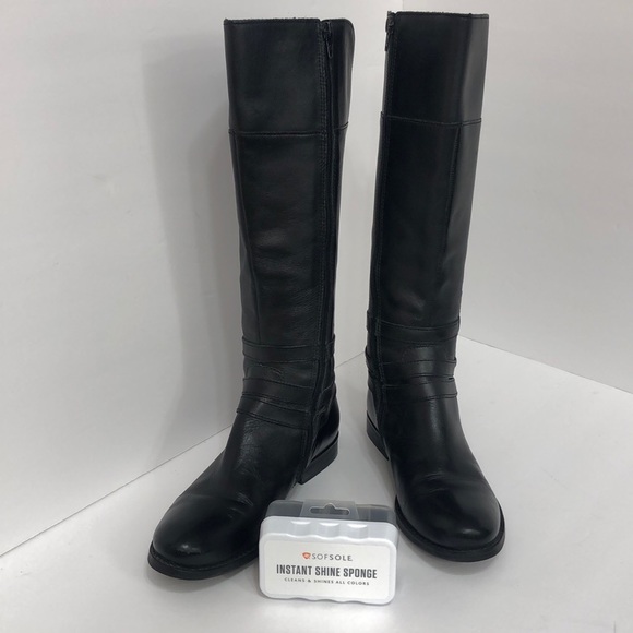 Matisse Blakely Black Leather Boots Size 8M - Picture 9 of 10